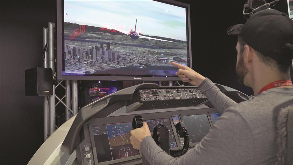 Taking to the skies in the 787 Dreamliner