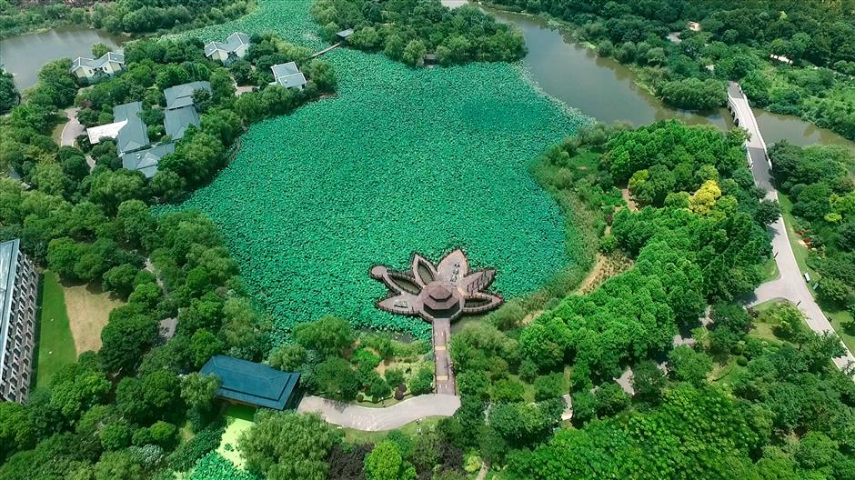 A drone's view of beautiful Baoshan