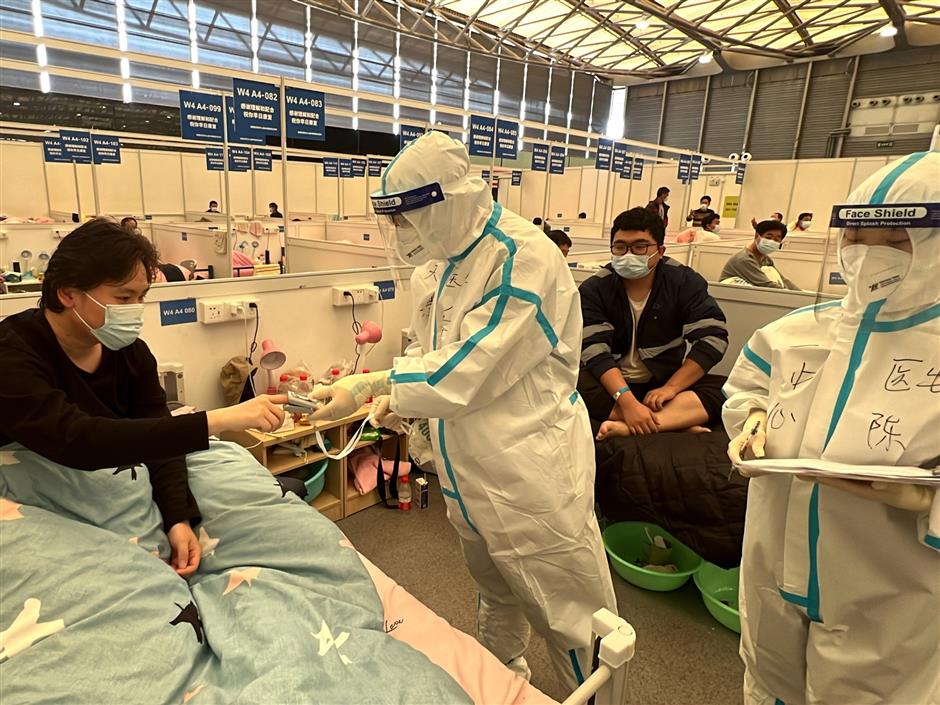 Nine COVID-19 patients in serious condition in Shanghai