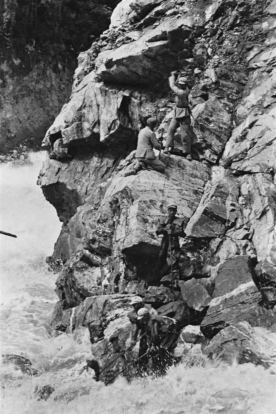 Roads over rough terrain epitomize building spirit