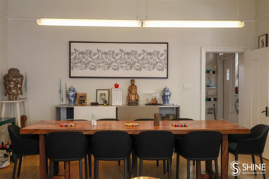 A historic home with an eclectic collection
