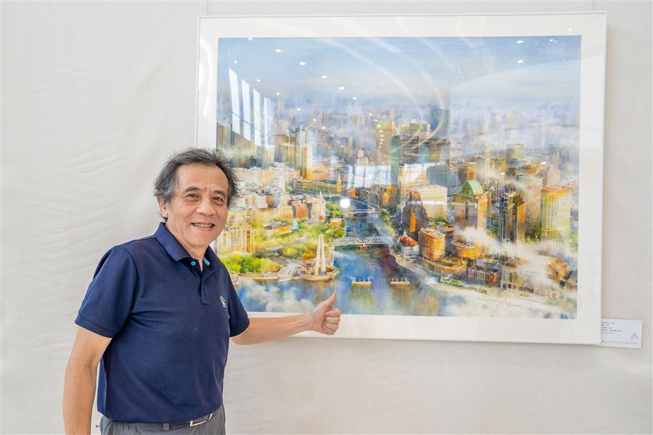 International artists capture beauty of North Bund