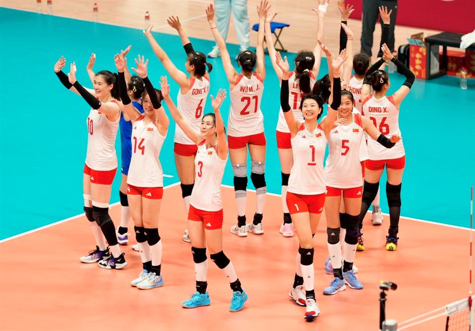 China beats Japan to retain Asiad women's volleyball title