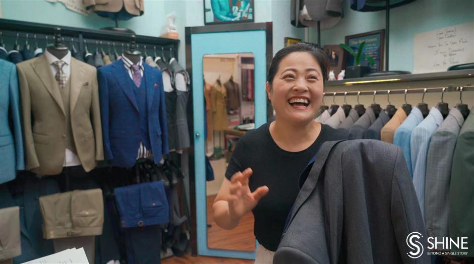 Feeling fit: a shop that suits customers to a T -- as in Tina