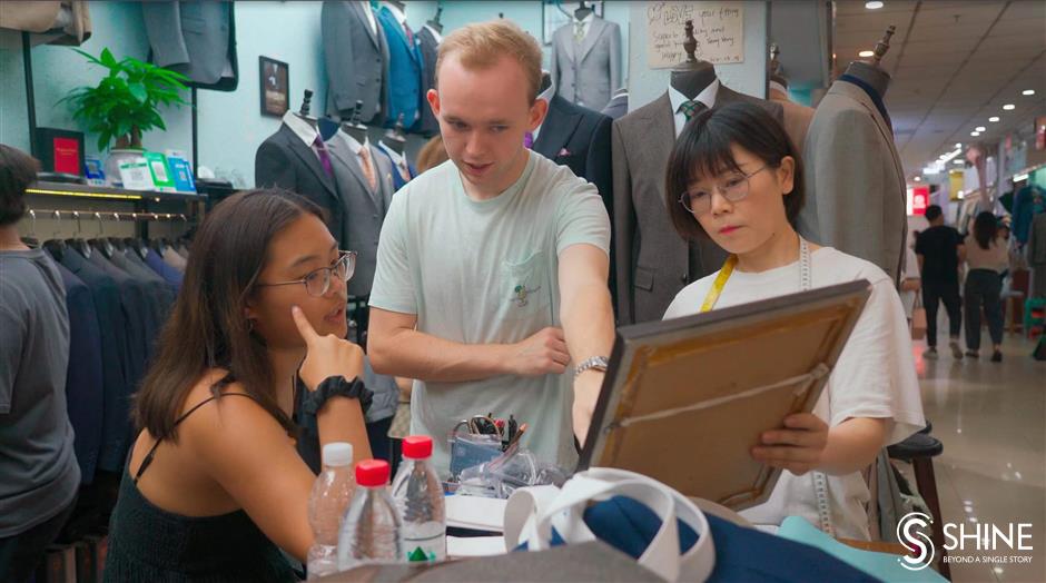 Feeling fit: a shop that suits customers to a T -- as in Tina