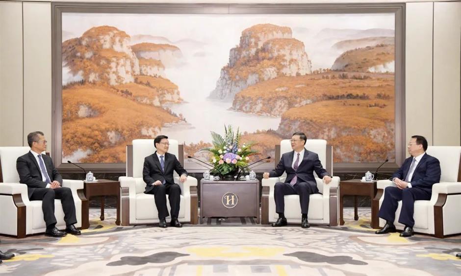 Shanghai, Hong Kong celebrate 20 years of fruitful cooperation