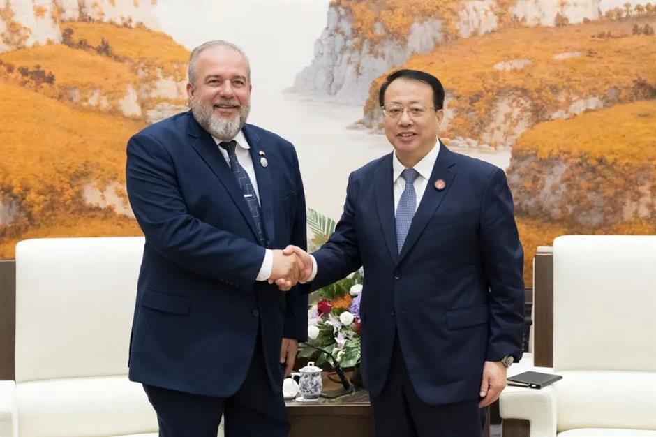 Shanghai Mayor meets Cuban Prime Minister to strengthen bilateral cooperation