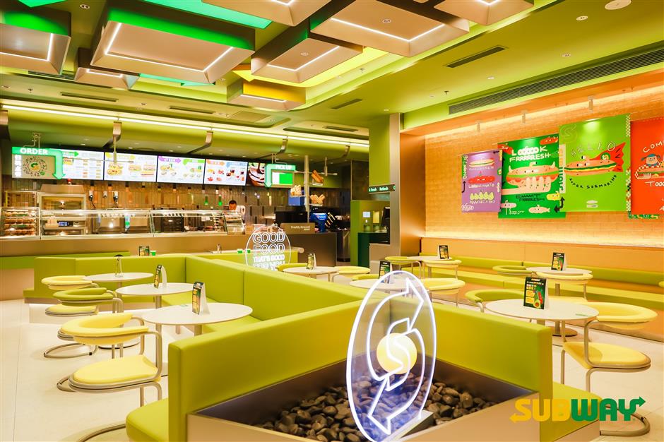 Subway opens largest Asian store in Shanghai's West Bund